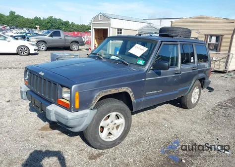 2001 Jeep Cherokee Sport из США, поврежденный, VIN 1J4FF48S31L546050